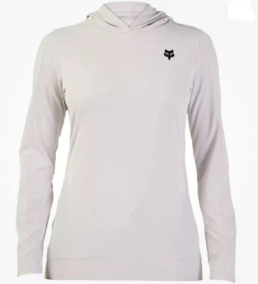 Fox Racing Women's Ranger Long Sleeve MTB Sun Shirt Vint White Small 30704-579-S - Image 1 of 3