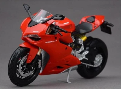 1:12 Alloy Diecast Motorcycle Bike Model Toy For Ducati 1199 Panigale Kids Gift - Image 1 of 4