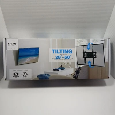 Sanus Accents Tilting TV Wall Mount For 26"- 50" - SAN25BB (Holds Up To 80lbs) - Image 1 of 4