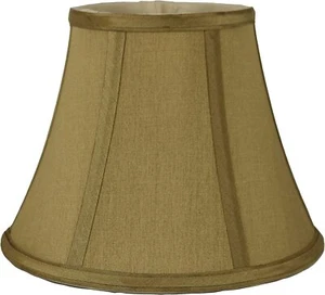Softback Bell Lampshade, Faux Silk, 5"x 9"x 7",  Spider-Fitter, Many colors - Picture 1 of 14