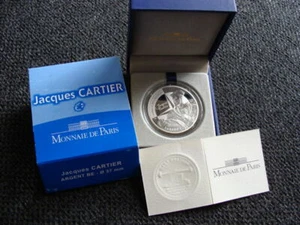 2011 France Large Silver Proof 10 euro Cartier/Sailing ship box - Picture 1 of 2