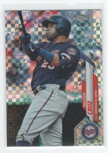 2020 Topps Chrome Nelson Cruz Xfractor Card #69 MINNESOTA TWINS - Picture 1 of 2