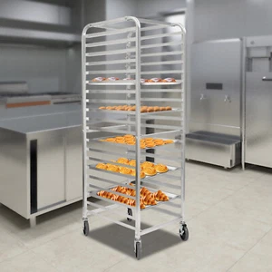 20-Tier Bakery Rack w/ 4 Wheels fits for Kitchen Bakery Restaurant Catering NEW~ - Picture 1 of 17