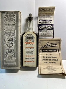 Antique 1900 Loxol Pain Expeller New Filled Bottle W/ Box Sealed Full Mib NOS! - Picture 1 of 6