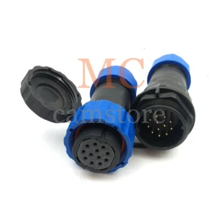 SD20 IP68 12pin Waterproof Connectors,5A Automotive Power Connector Plug Socket - Picture 1 of 9