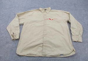 Sean John Shirt Mens 4XL XXXXL Brown Long Sleeve Button Up Hip Hop Dragon - Picture 1 of 11