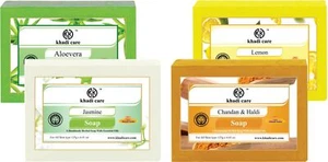 Khadi Care Herbal Aloevera Soap | Khadi Care Herbal Lemon Soap | Khadi Care Herb - Picture 1 of 9