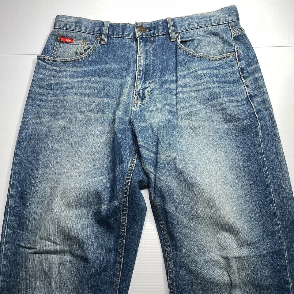Lee Cooper George Easy Straight Denim Jeans Mens Size 32 Waist Blue Casual Style - Image 1 of 4