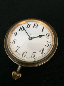 Antique Car Clock Dashboard Analogue Winding Mechanism 1920s - Picture 1 of 5