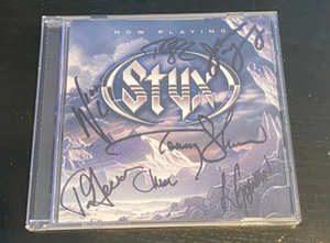 Styx Band Signed Autographed CD Booklet Gowman Shaw Young 6 Signatures - Picture 1 of 8
