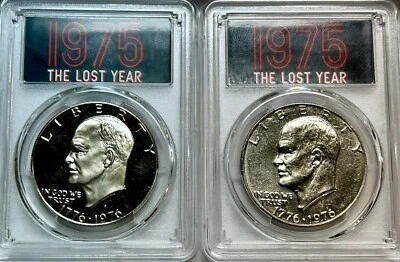 1976-S Clad Type 1 Pr68 1976 (1975) BU Type 1 1975 Mint Lost Year Designation - Image 1 of 4