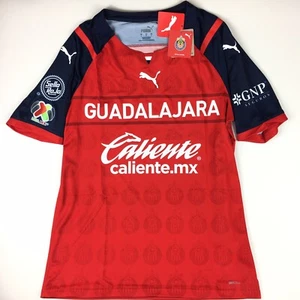 Puma 2022 Chivas de Guadalajara Third Jersey  Red Chivas Jersey Size Large NEW - Picture 1 of 12