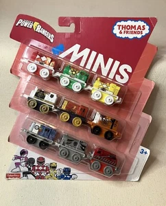 Fisher Price Thomas Friends Minis Sabans Power Rangers 9 trenes nuevos - Imagen 1 de 6