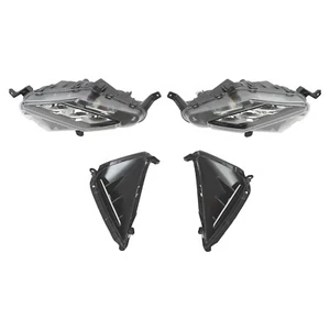Faros antiniebla LED para Kia Forte 2022-2023 con biseles de cubierta lado izquierdo y derecho - Imagen 1 de 15