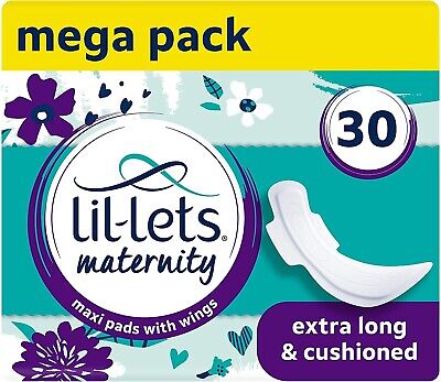 3 Packs Of 10 Pad Extra Long Maxi Thick Disposable Maternity Pad For New Mother • 7.99£