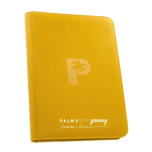 Collector's Series 9 Pocket Zip Trading Card Binder - YELLOW - Picture 1 of 2