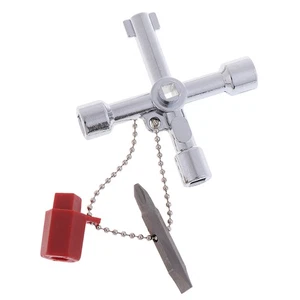 Electric Cabinet Cross Type Multifunctional Key Wrench Triangle=y= - Picture 1 of 11