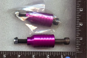 2 lots Aluminum Alloys Scooters Grinds Peg Durability Scooters Hardware Peg - Picture 1 of 1