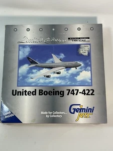 GeminiJets United Airlines Boeing 747-422 N197UA Diecast 1:400 Modell OOP Rarität - Bild 1 von 11