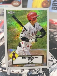 2021 Shohei Ohtani Topps Chrome 1952 Topps Redux Refractor Insert TC52-43 - Picture 1 of 2