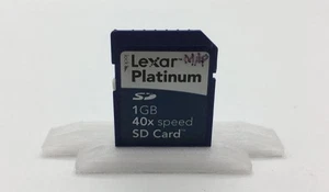 Lexar Platinum 1 GB SD Card 40x Speed (3401-1GBSB) - Picture 1 of 2
