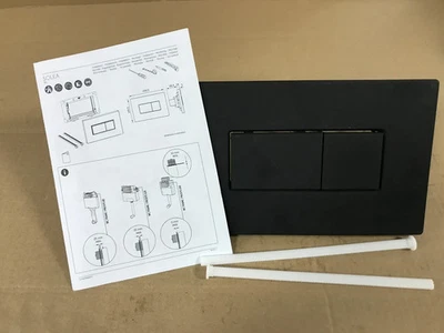 Ideal Standard Solea P2 Pneumatic Toilet Flush Plate R0110A6 Black - Image 1 of 3