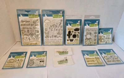 Lote de 11 Selos Temáticos de Afirmação de Amizade Gramado Fawn Elefante Bichos Gato - Imagem 1 de 4