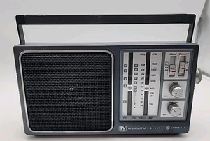 Vtg 4 Band TV/WB/AM/FM GE 7-2945A Radio TV Sound Tested Working - Picture 1 of 13