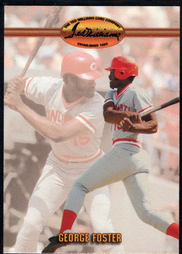 1993 Ted Williams #29 George Foster NM-MT Reds - Image 1 of 1