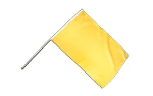 Stockflagge Stockfahne Einfarbig Gelb 60x90cm Fahne Flagge mit Stock - Bild 1 von 1