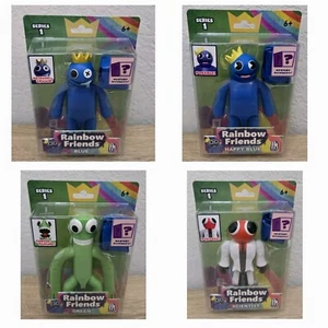 *LIQUIDACIÓN* Rainbow Friends S1 JUEGO COMPLETO 5" Azul/Azul Feliz/Científico/Verde - Imagen 1 de 9