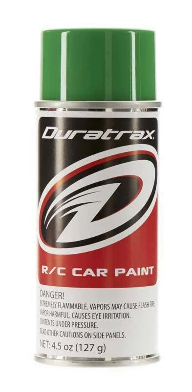Spray de policarburos verde rally 4,5 oz Duratrax pintura RC PUEDE DTXR4258 Foto 1 de 1