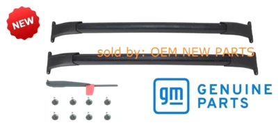 2020 CHEVY TAHOE ROOF RACK CROSS RAIL PACKAGE | BLACK Foto 1 de 4