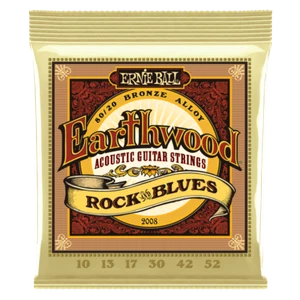 Ernie Ball Earthwood 80/20 Bronze Rock & Blues 10-52 Acoustic Guitar String 2008 - Picture 1 of 1