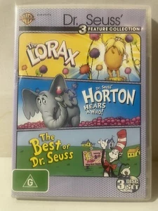 The Lorax/Horton Hears A Who/ The Best Of Dr. Seuss (DVD, 2012, 3-Disc Set) LNC - Picture 1 of 6