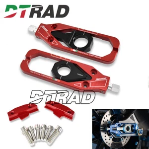 CNC Aluminum Chain Adjuster Kit For BMW S1000RR 2019-2023 Rear Wheel Axle Blocks - Bild 1 von 4