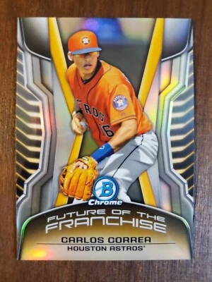 2014 Bowman Chrome Future Of The Franchise #FF-CC Carlos Correa Mini Refractor - Image 1 of 2
