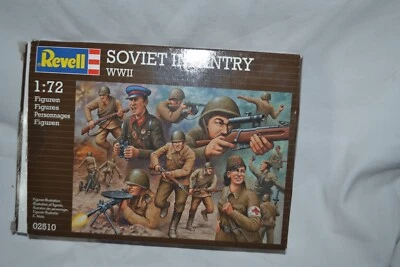 REVELL 1/72 02510 WW2 SOVIET INFANTRY. - Image 1 of 4