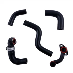 Black For Jeep Grand Cherokee Limited Laredo WK 3.0L Eco Diesel Coolant Hose Kit - Imagen 1 de 10