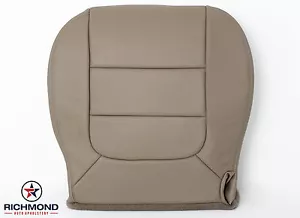 Ford F150 Lariat 2003 - cubierta de asiento de cuero de repuesto para la parte inferior lateral del conductor bronceado - Imagen 1 de 11