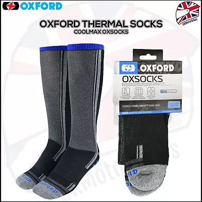 Calcetines Oxford Coolmax Oxsocks Montar Motocicleta Bicicleta Scooter Acolchados Transpirables Foto 1 de 4