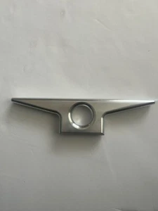 Billet 8" weld on Boat Cleat Aluminum, Billet Aluminum Is 10X Stronger Than Cast - Picture 1 of 5