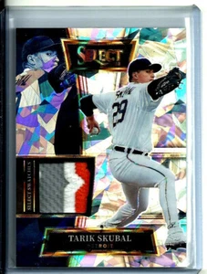 Tarik Skubal 2022 Panini Select Cracked Ice Patch # d 21/25 Detroit Tigers - Picture 1 of 3