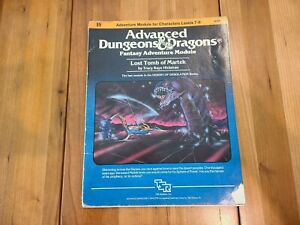 Vintage TSR Dungeons & Dragons Lost Tomb of Martek, Module I5, Complete!