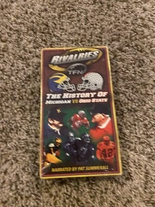 Brand New Sealed 2003 Rivalries The History Of Michigan Vs Ohio State VHS - Picture 1 of 4
