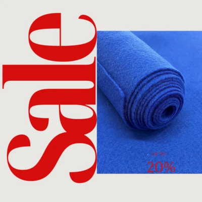 ROYAL - Craft Felt By Yard 72" Wide Acrylic Felt - Soft and Durable - Image 1 of 2