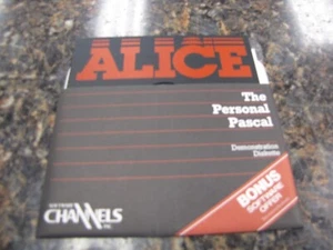 Vintage ALICE - The Personal Pascal Software 5.25" Floppy Disk for IBM - MA36 - Photo 1/2