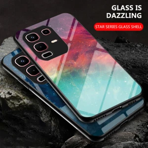 For Infinix Note 50s, Shockproof Hybrid Armor Shell Back Space Glass Case Cover - Picture 1 of 17