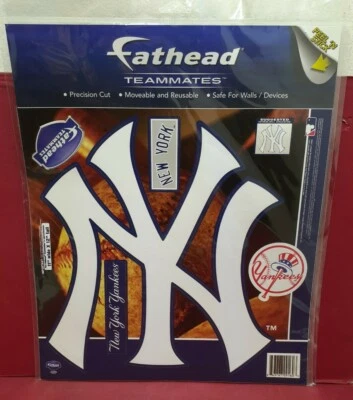 New York Yankees Fathead  TeamMates   sports memorabilia man cave decor  - Image 1 of 4