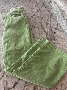 The Children’s Place Green Corduroy Kids Girls Pants Size 6 Used - Picture 1 of 7